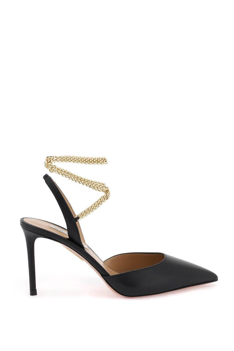 Shop Aquazzura 'flash' Pumps In Nero