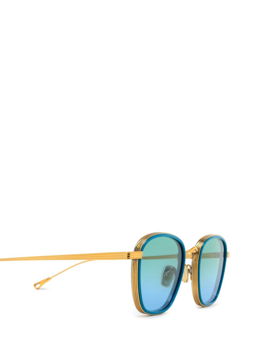 Shop Eyepetizer Sunglasses In Petrol Blue Matt