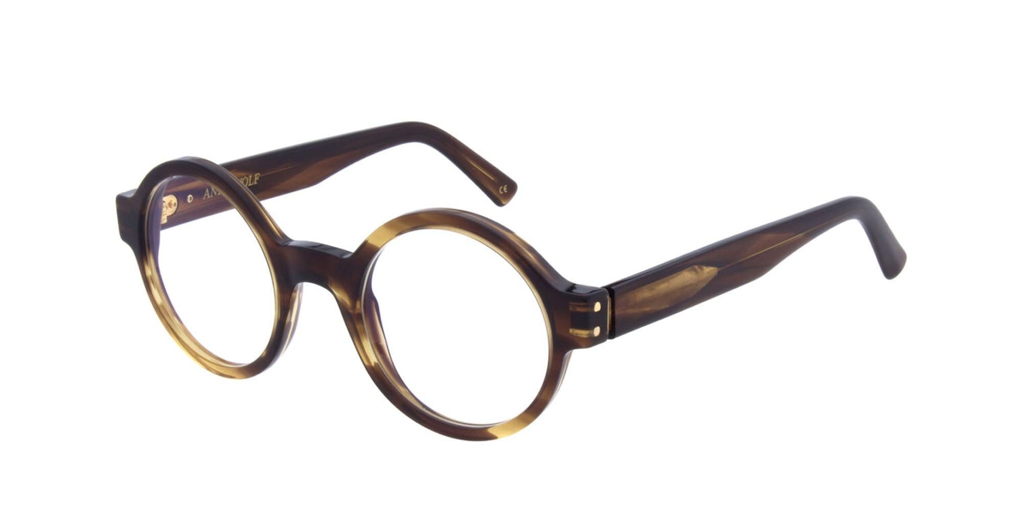 Shop Andy Wolf Eyeglasses In Brown