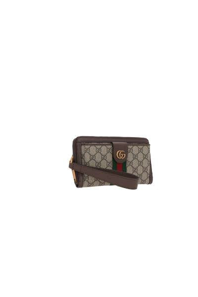 Shop Gucci Wallets In Ebano+beige