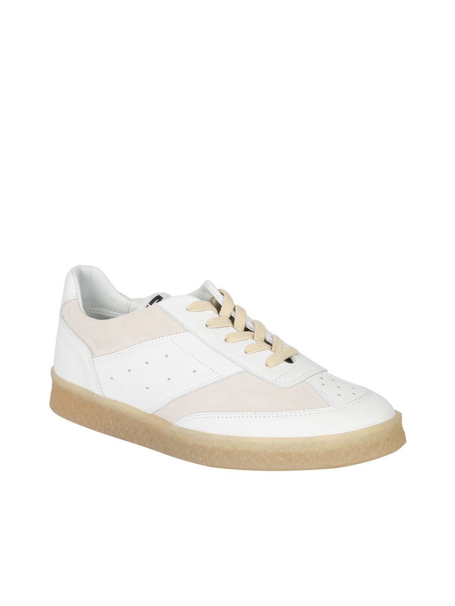 Shop Mm6 Maison Margiela Sneakers In White