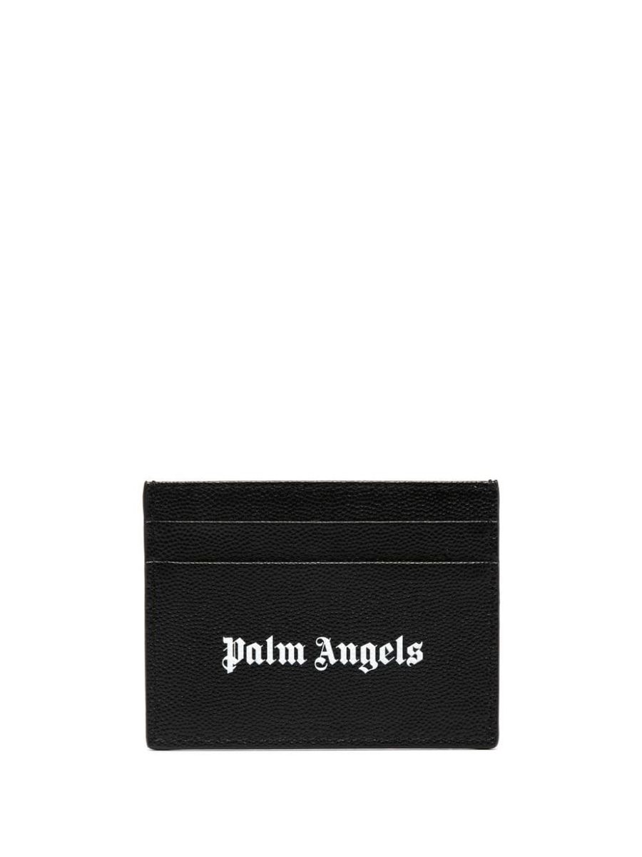 Shop Palm Angels Card Holder In Black