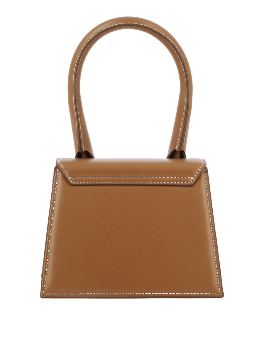 Shop Jacquemus "le Chiquito Moyen" Handbag In Brown