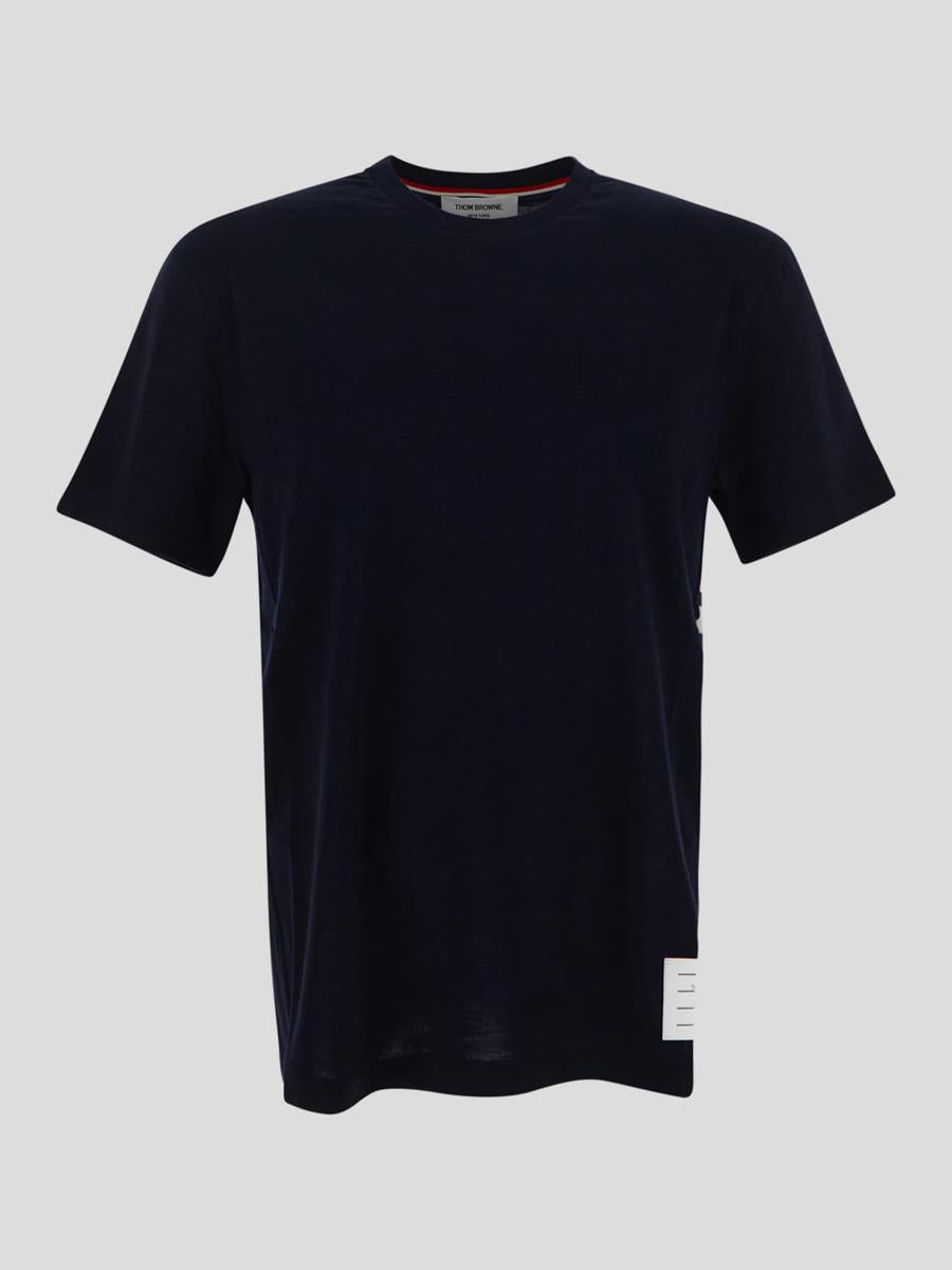 Shop Thom Browne Thome T-shirt In Blue