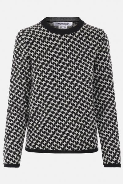 Shop Comme Des Garçons Comme Des Garcons Sweaters In Black+white