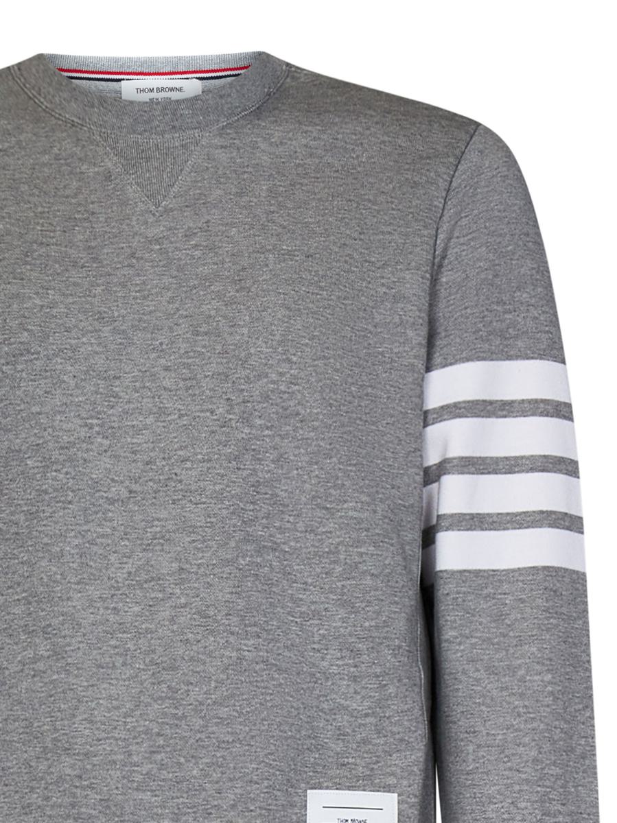 Shop Thom Browne Sweatshirt In Grey