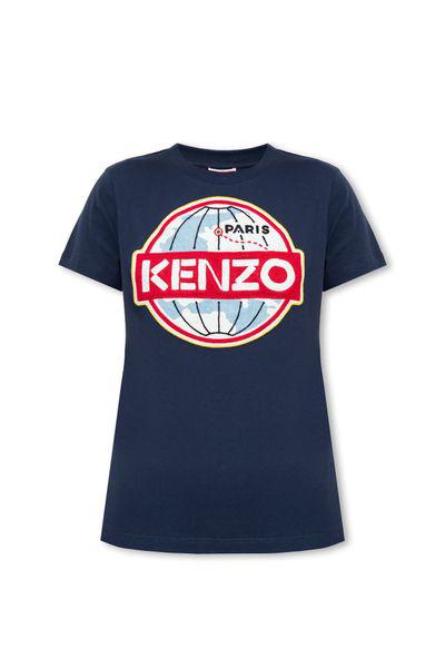 Shop Kenzo T-shirts & Tops In Blue