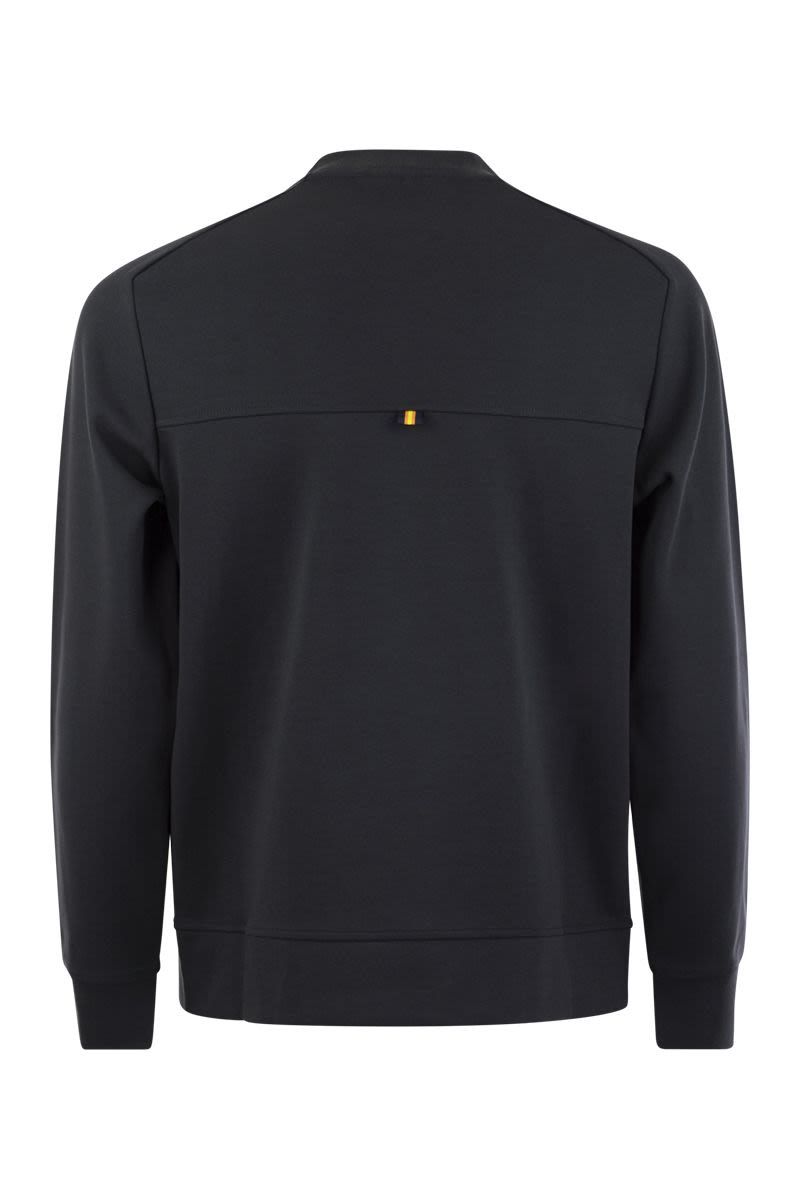 K-way Medine Logo Sweatshirt In Black