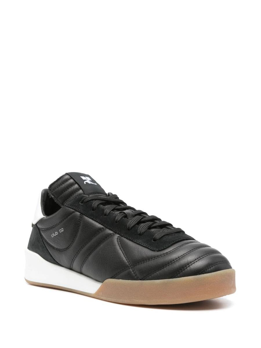 Shop Courrèges Sneakers In Black