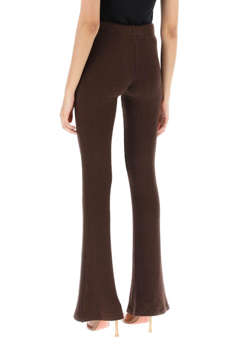 Shop Siedres 'flo' Knitted Pants In Marrone