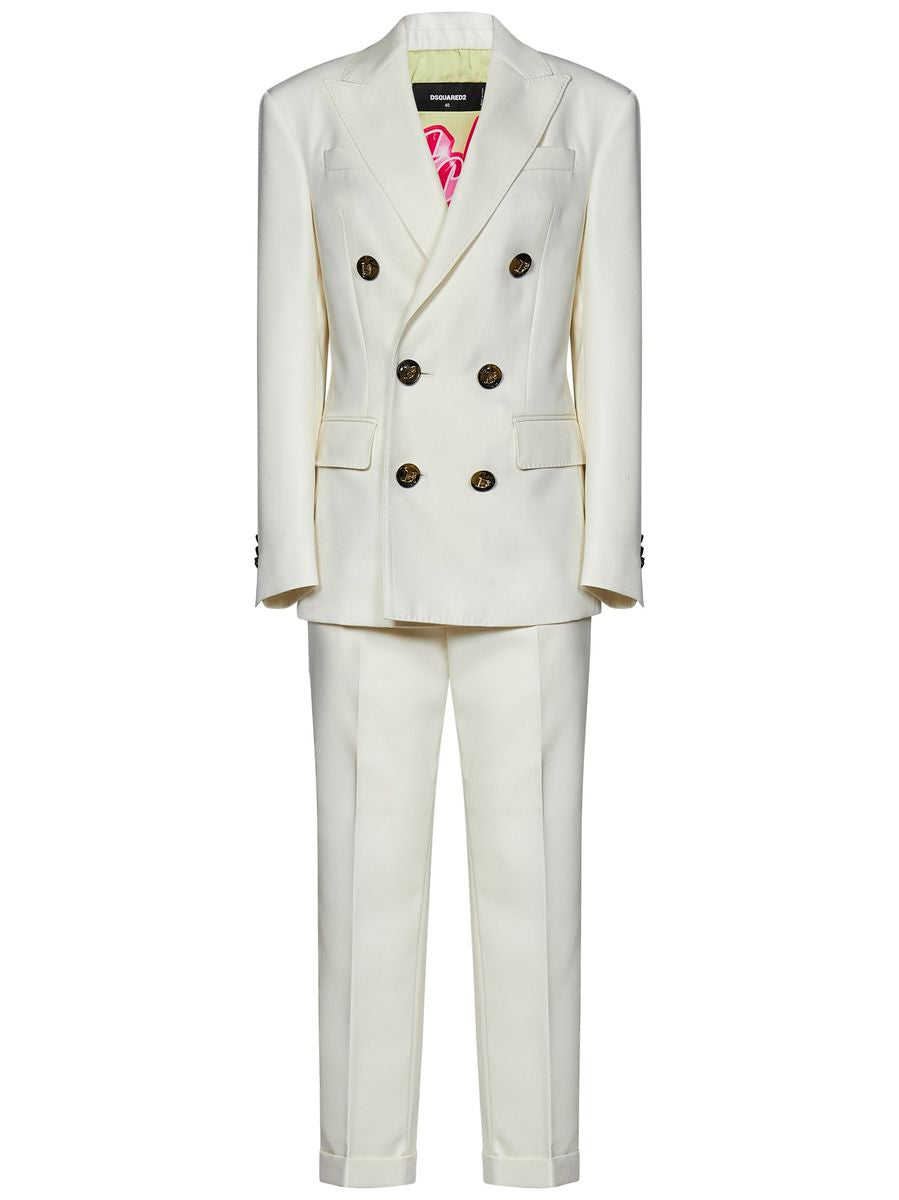 Dsquared2 Boston Suit In White