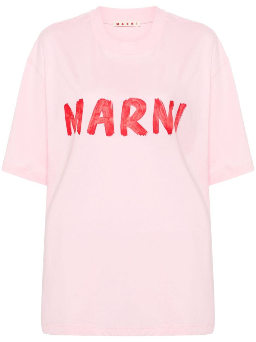 Shop Marni T-shirts & Tops In Cinderrose