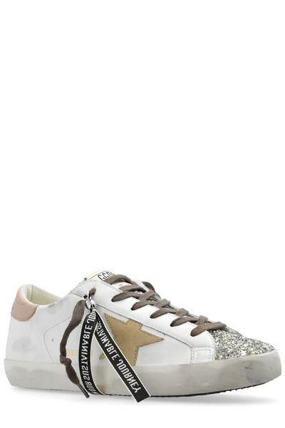 Shop Golden Goose Sneakers In White