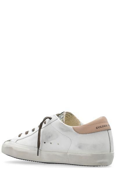 Shop Golden Goose Sneakers In White