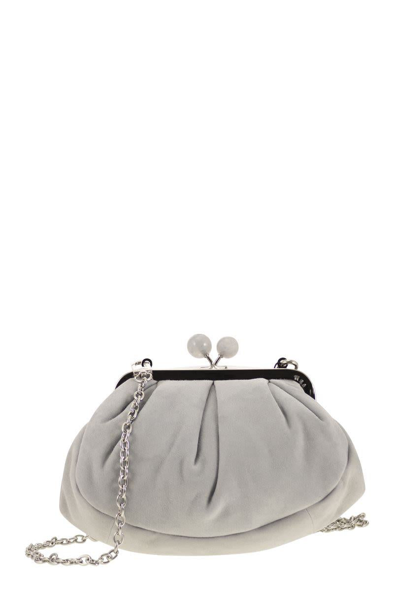 Weekend Max Mara Valois - Pasticcino Bag Small In Suede In Blue