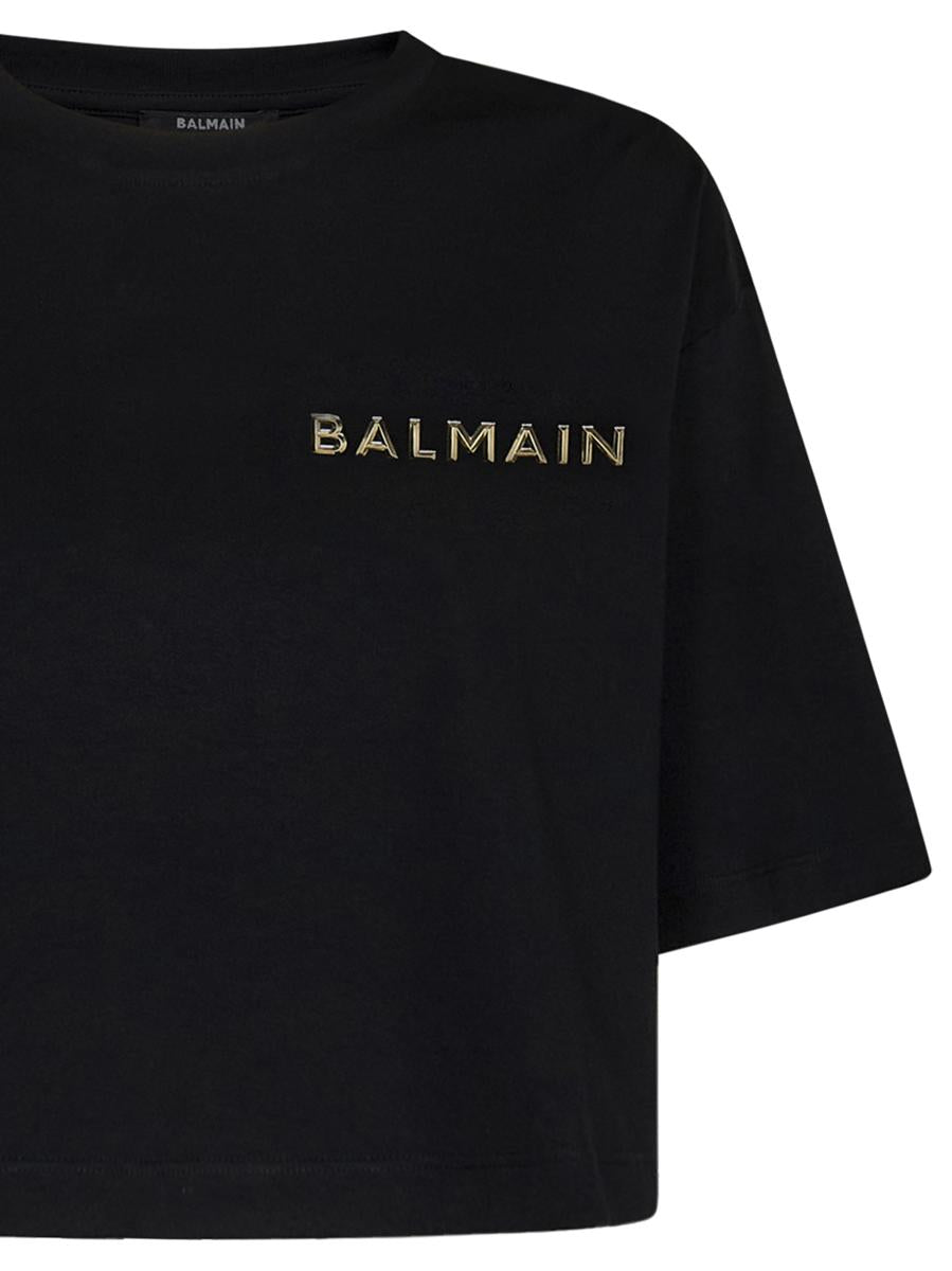 Shop Balmain Paris T-shirt In Black