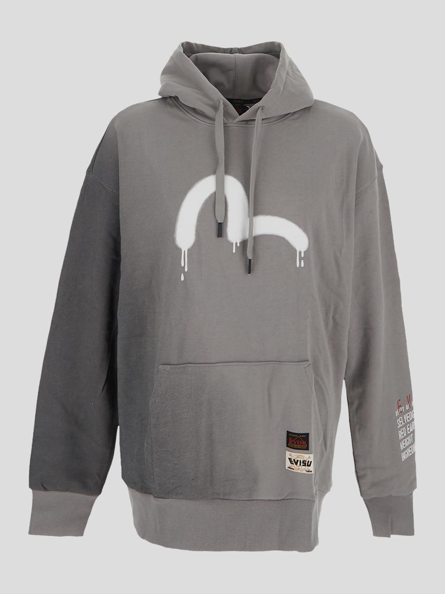 Evisu Sweaters In Gray