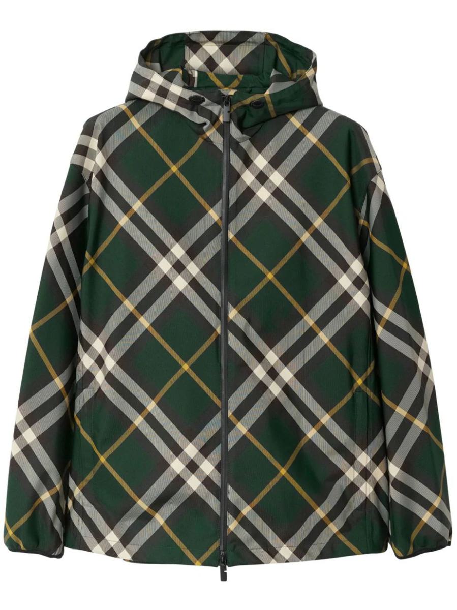 Shop Burberry Outerwear In Ivy