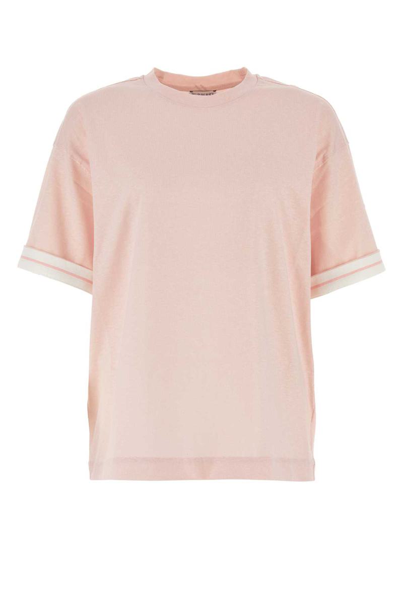 Shop Burberry T-shirt In Pink