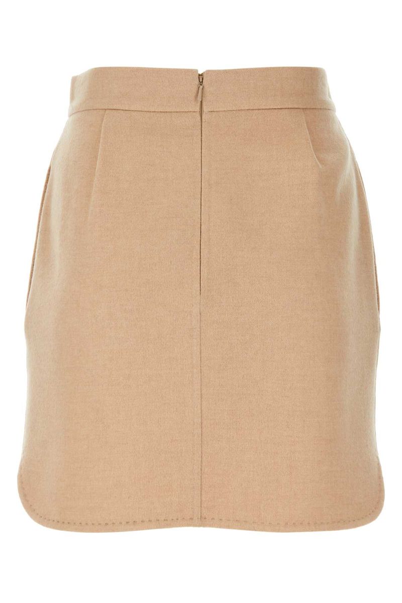 Shop Max Mara Skirts In Beige O Tan