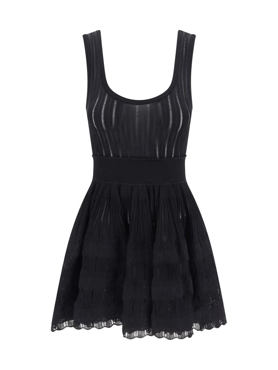 Shop Alaïa Dresses In Noir Alaia