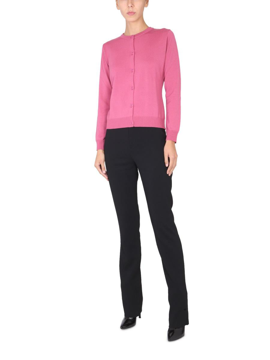 Shop Boutique Moschino Wool Jersey. In Pink