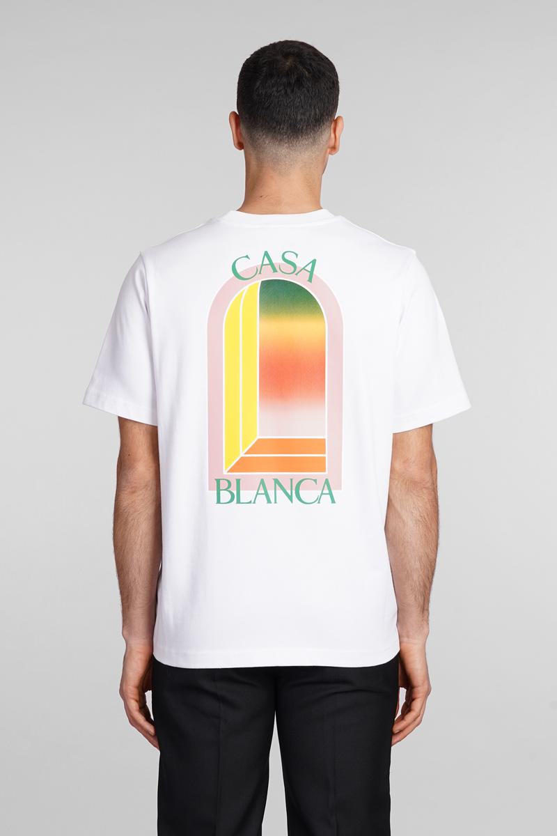 Shop Casablanca T-shirt In White