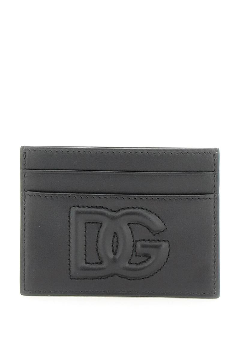 Dolce & Gabbana Logoed Cardholder In Nero