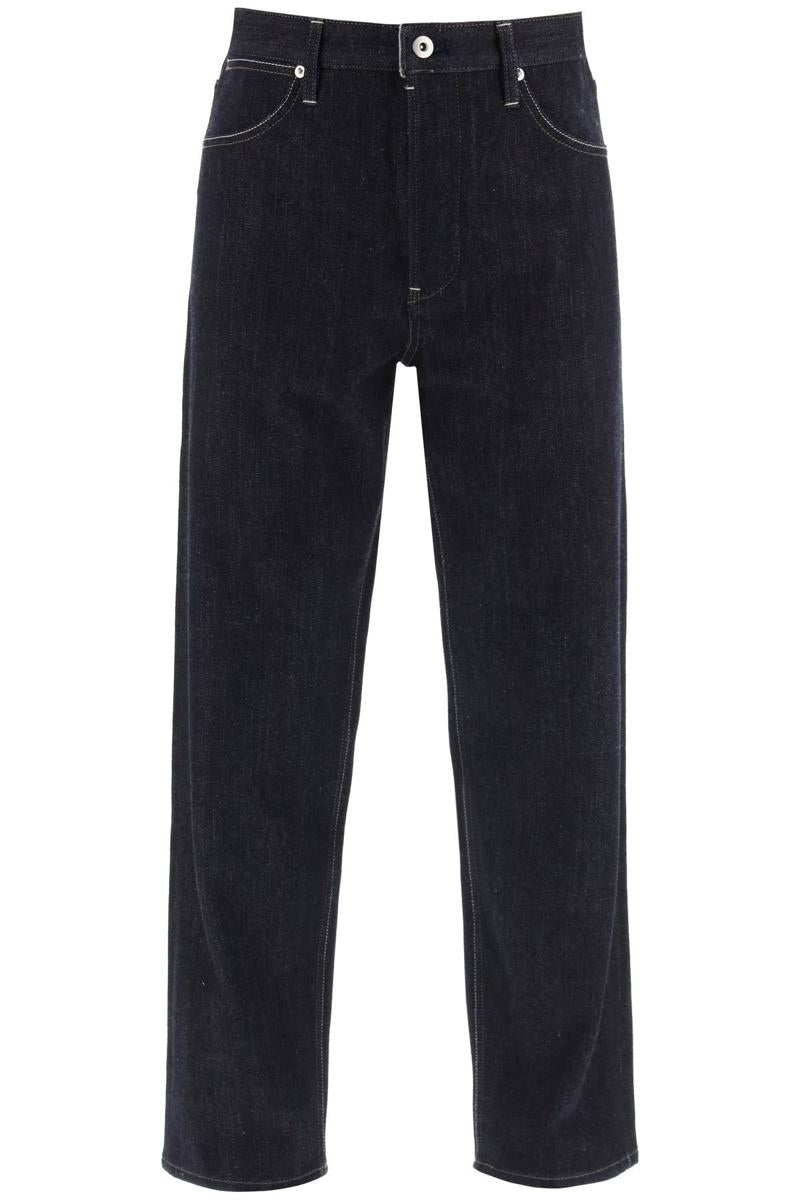 Shop Jil Sander Brushed-back Straight Jeans In Blu
