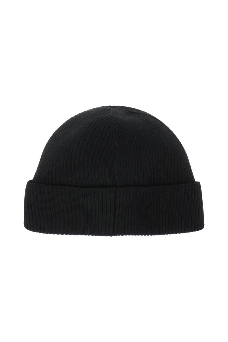 Shop Vtmnts Barcode Logo Beanie Hat In Nero