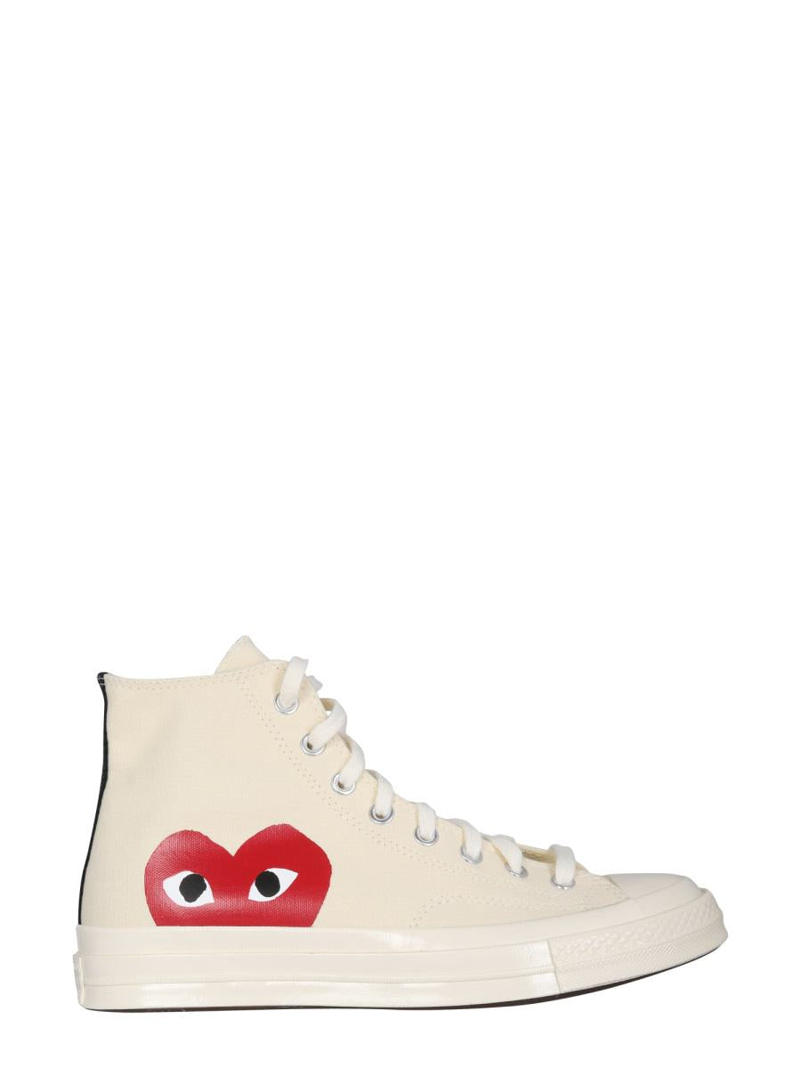 Shop Comme Des Garçons Play X Converse Chuck 70 Sneaker In White