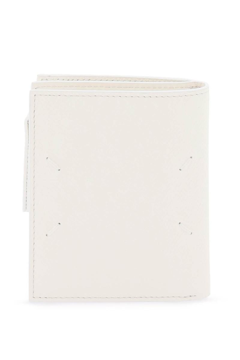 Shop Maison Margiela 'four Stitches' Wallet In Bianco