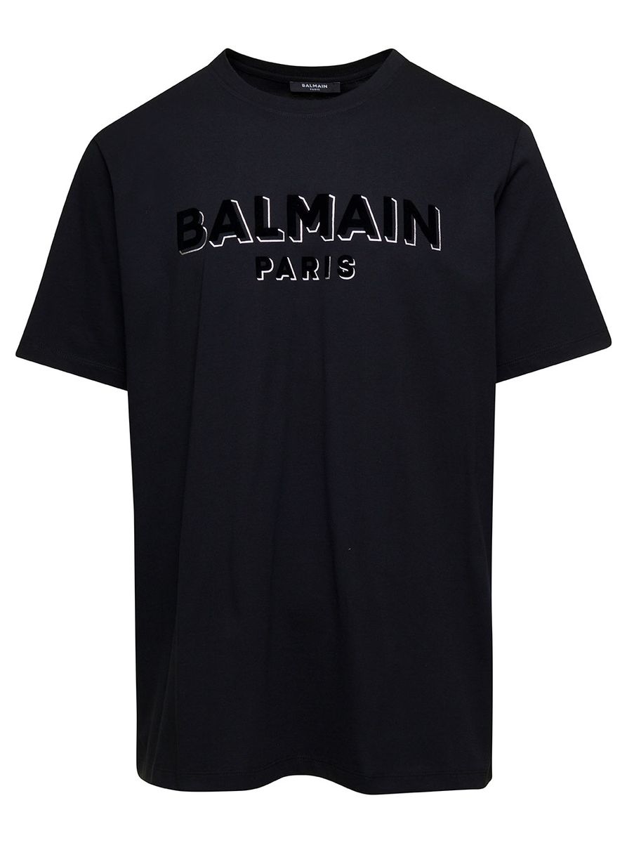 Shop Balmain T-shirts In Black