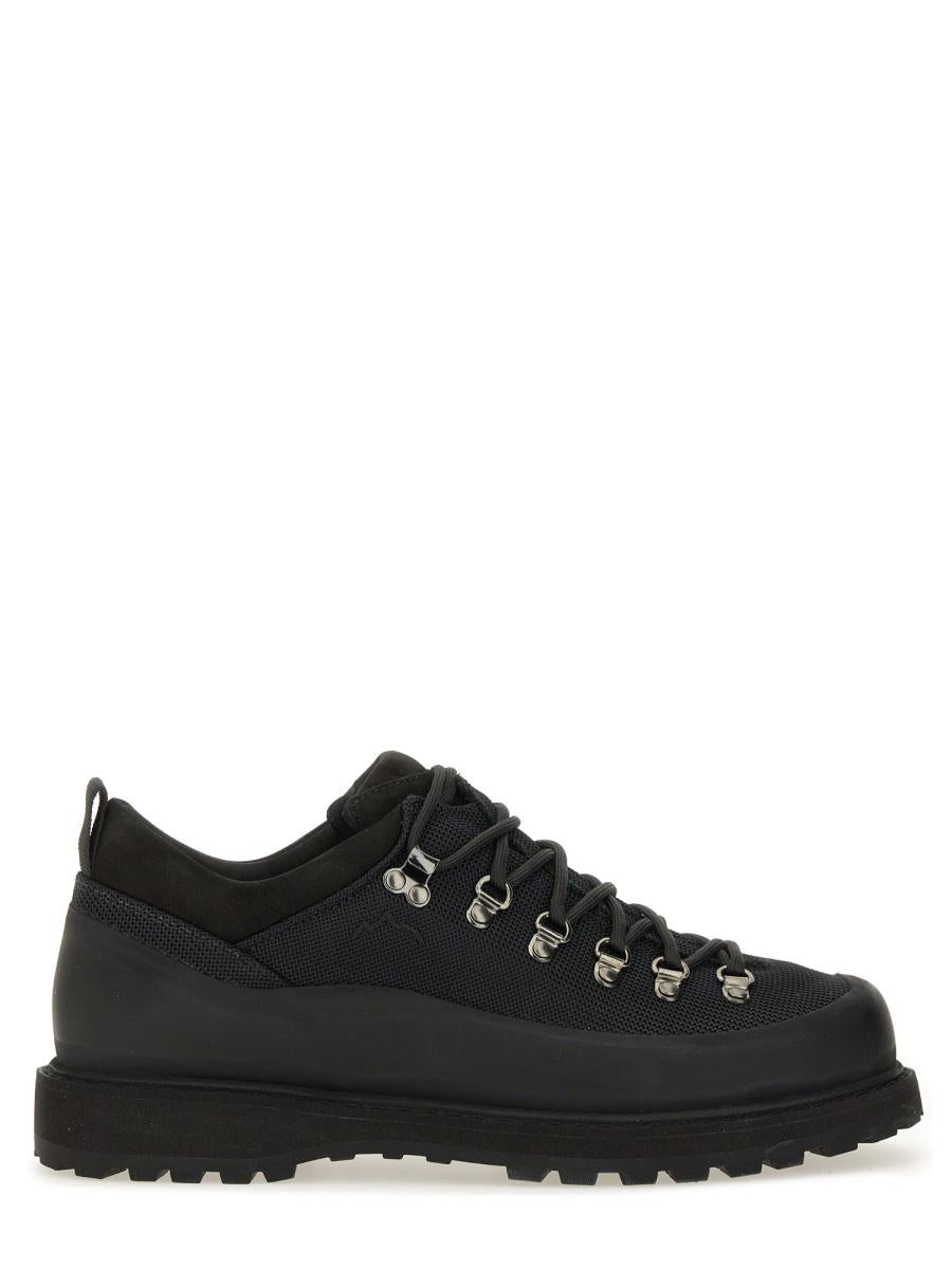 Diemme Black Polyester Leather Boots In Black