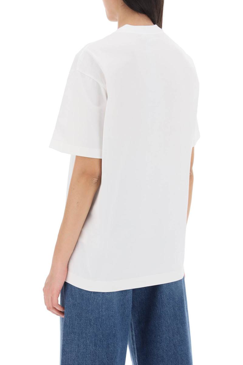 Shop Etro Floral Pegasus Embroidered T-shirt In Bianco