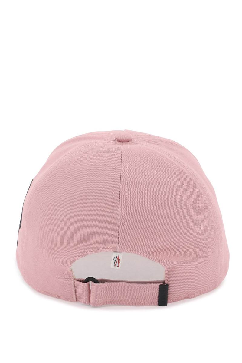 Shop Moncler Baseball Cap Made Of Gab In Rosa