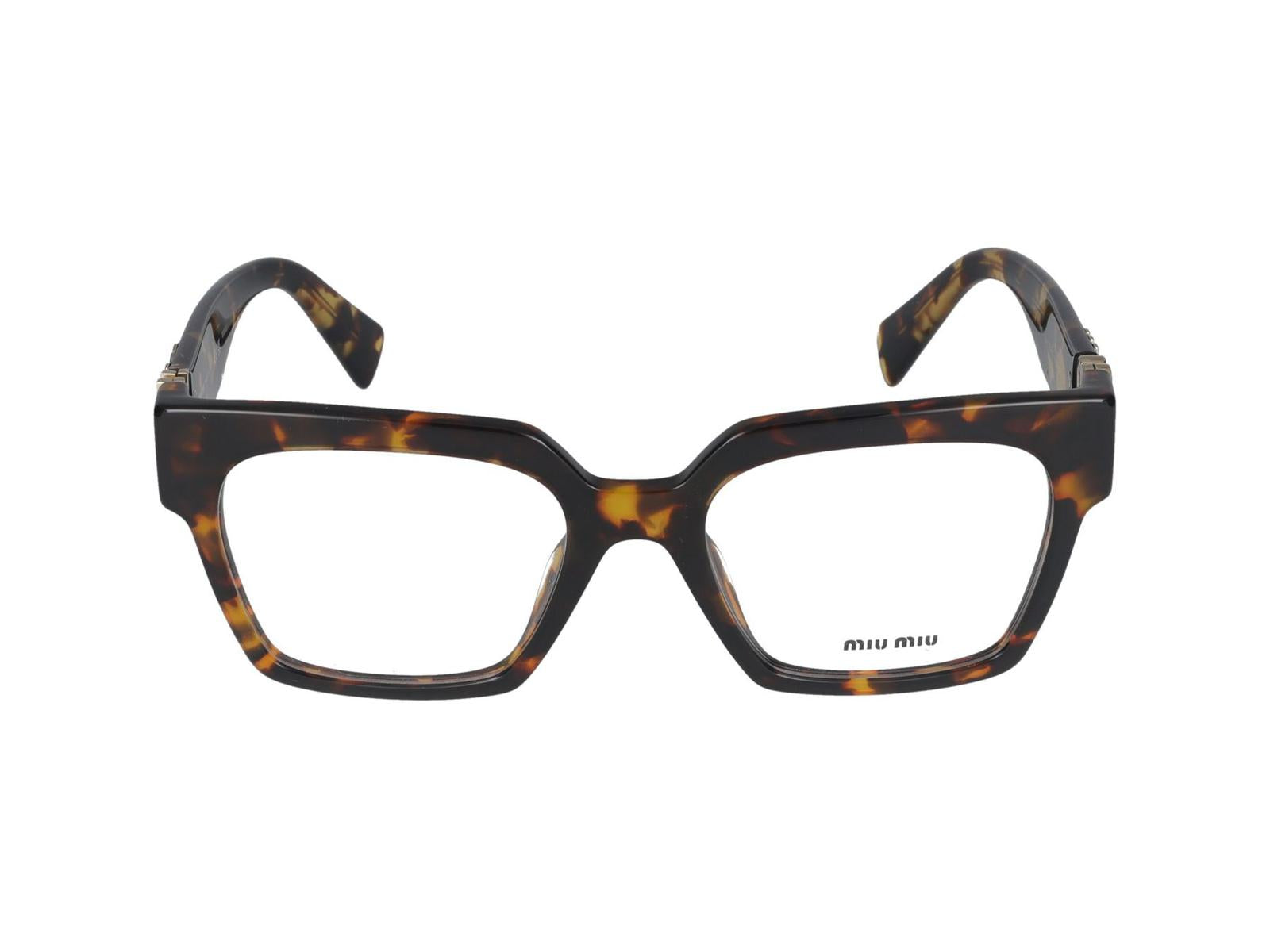 Shop Miu Miu Eyeglasses In Havana Honey