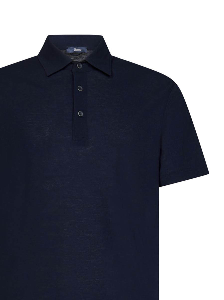 Shop Herno Polo Shirt In Blue