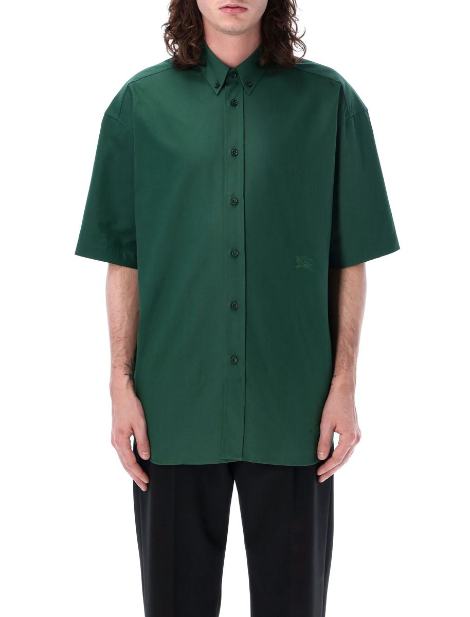 Shop Burberry Oxford Shirt In Ivy