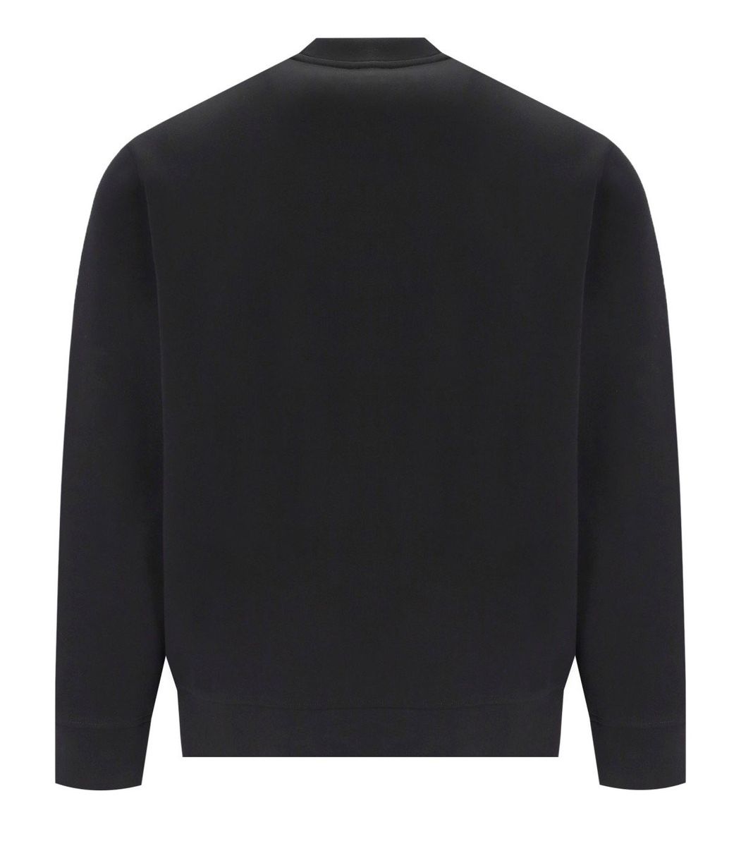 Shop Emporio Armani Sweaters In Drawing Black