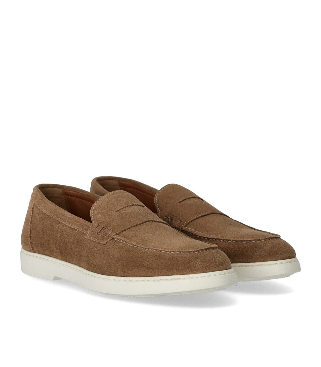 Shop Doucal's Adler Brown Loafer