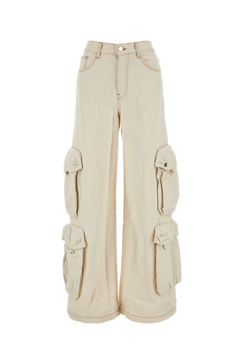 Shop Amiri Jeans In Alabaster