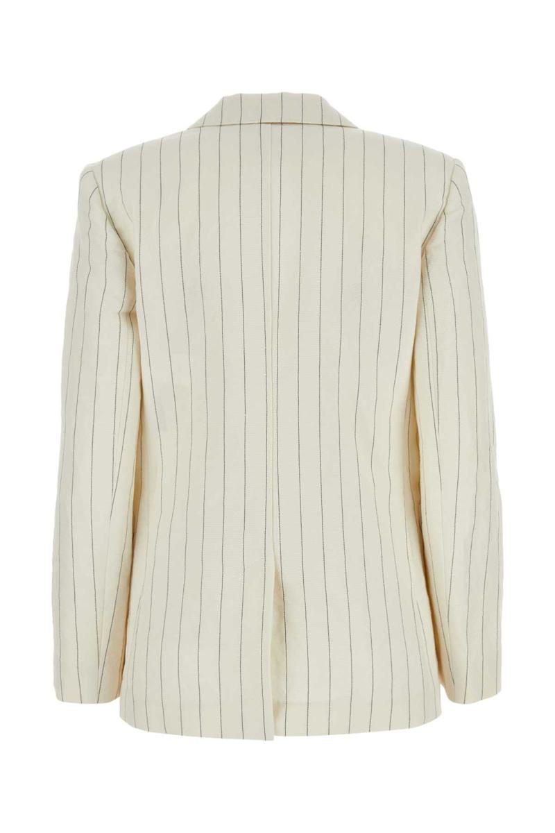 Shop Max Mara Jackets And Vests In Stripped