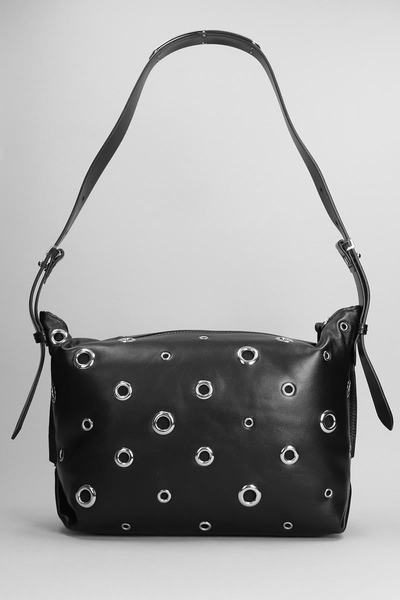 Shop Isabel Marant Leyden Shoulder Bag In Black