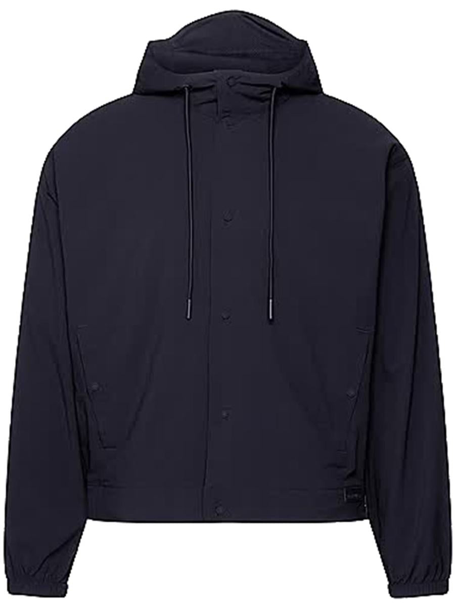 Shop Calvin Klein Woven Jacket Clothing In Black