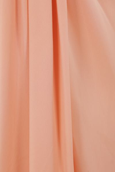 Shop Giorgio Armani Dresses In Peach Beige