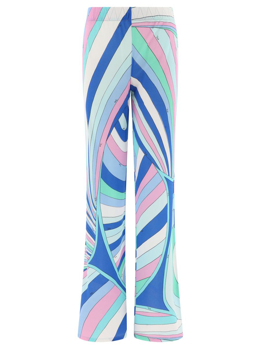 Shop Pucci "yummy" Trousers In Blue