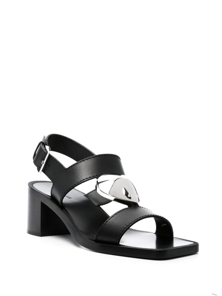 Shop Alaïa Sandals In Black