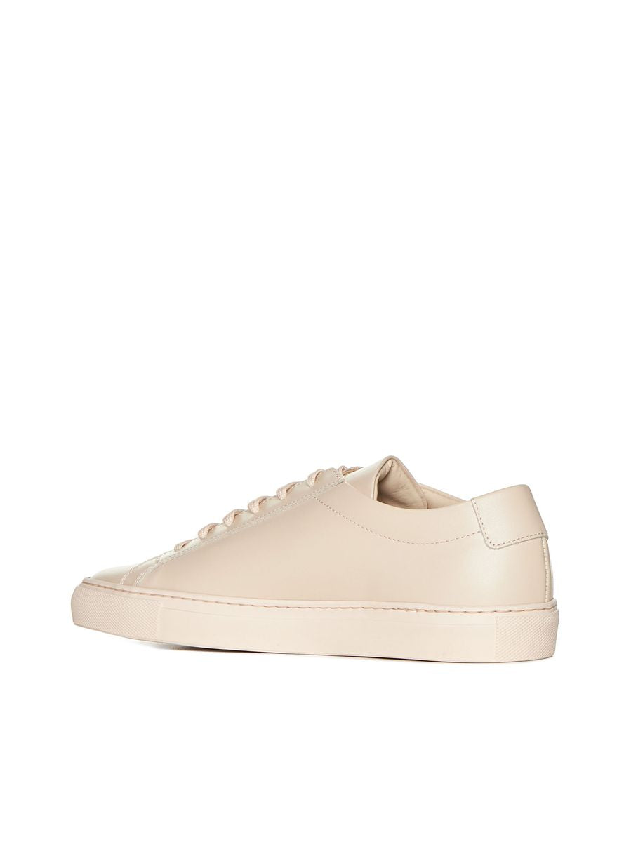 Shop Common Projects Original Achilles Low Leather Sneakers In Nude