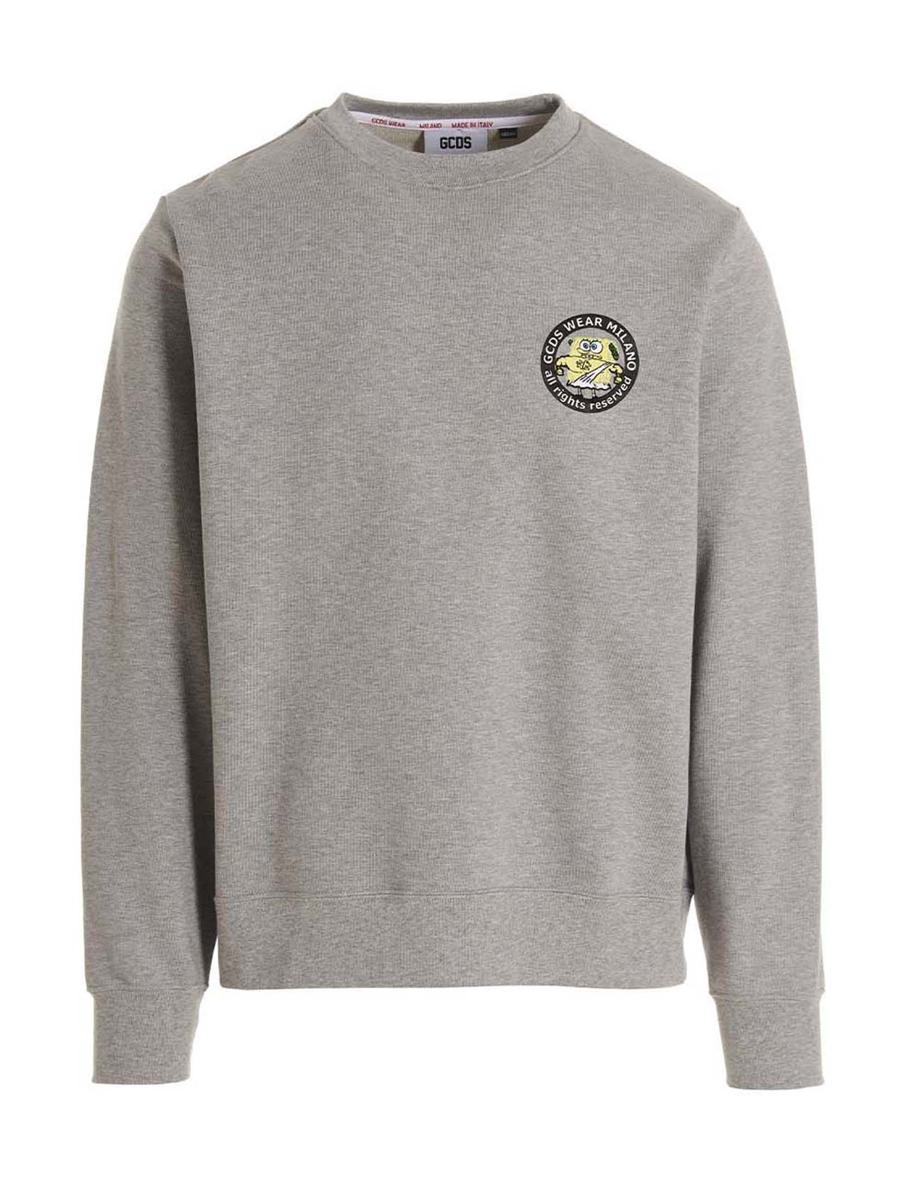 Shop Gcds Spongebob Capsule Sweatshirt In Gray